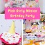 pink girly minion birthday party
