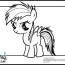 rainbow dash coloring pages to print