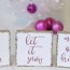small christmas wood signs a sparkly