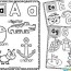 free alphabet letter coloring pages