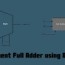implement full adder using 8 1 multiplexer