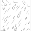 rain in the city coloring pages