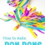 how to make cheerleader pom poms kids