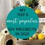 popular diy projects in 2021