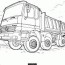 free free coloring pages of trucks