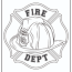 printable fire department coloring