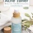 diy toner for acne homemade tea tree