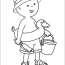caillou coloring pages educational