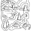 maze colouring pages clip art library