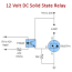 12 volt dc solid state relay using buz71a