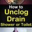 unclog a drain