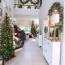 foyer and front door christmas décor