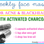 diy activated charcoal face mask for