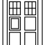 tardis coloring page vector graphics