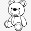 a teddy bear coloring page osito de