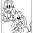 baby disney cartoon coloring pages