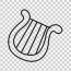 lyre drawing musical instruments string