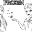 anna and elsa printable coloring pages