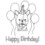 free happy birthday coloring pages for kids