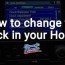 how to change the clock in your honda