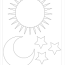 sun moon and stars coloring pages