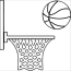 coloring pages basketball for kids