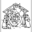 printable nativity coloring pages