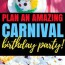 amazing carnival birthday party