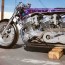 custom motorcycle with 3 engines all