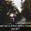 how fast can 300cc 400cc motorcycles go