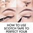 diy makeup tutorials 4 scotch tape