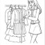 what dress to choose coloring page for
