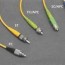 several optical fiber connectors st