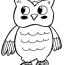 drawing owl 8459 animals printable