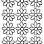 daisy flower pattern coloring pages