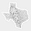flowers texas coloring page black and