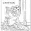 beautiful rapunzel coloring pages