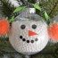 diy simple snowman christmas ornament