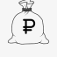 money bag coloring pages png image