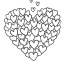 100 heart coloring pages a huge