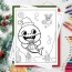 baby shark christmas coloring pages