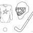 free printable hockey coloring pages
