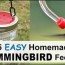 homemade hummingbird feeders 5 easy