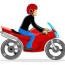 2d illustrated man driving a red