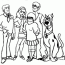 free scooby doo gang coloring page