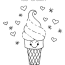 ice cream coloring page 01 free ice