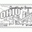 ohio state coloring pages regarding