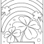 shamrock coloring pages updated 2022