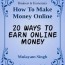 20 ways to earn online money ebook by