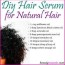 diy hair serum for natural hair